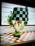 White Rooster Lamp