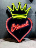 Neon Blessed Heart