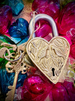 Heart Shaped Love Lock