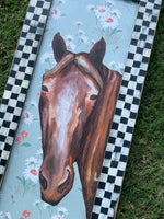 Framed Horse Canvas