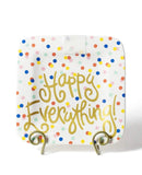 Happy Everything Mini Square Serving Platter - Happy Dot
